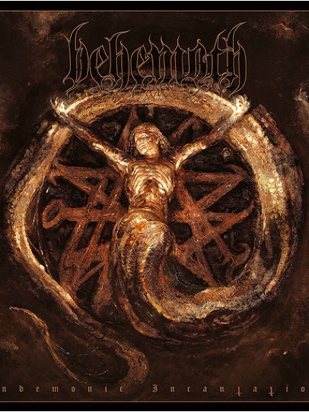 Behemoth - Pandemonic Incantations Bone/Brown Splatter Vinyl (EU – Ltd. 300)